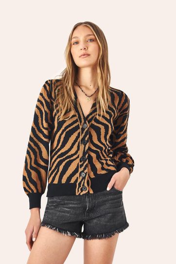 

Cardigan Rapsodia Zebra Talla: S y color: arena