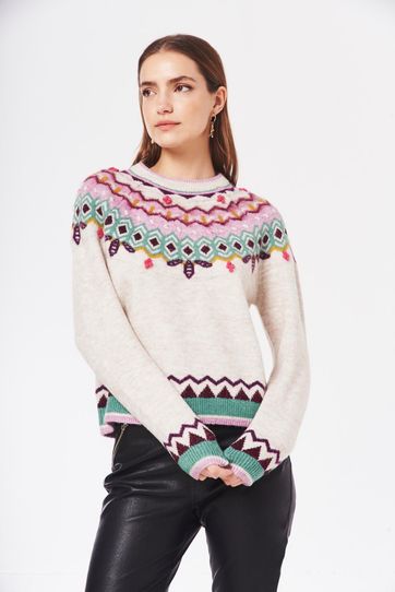 

Sweater Rapsodia Kabil New Talla: S y color: beige melange