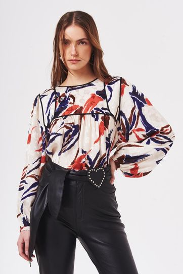 

Camisa Rapsodia Avignon Ohara D Talla: XS y color: crudo
