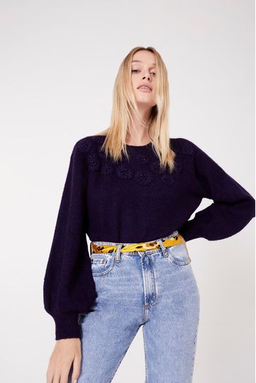 

Sweater Rapsodia Eddie Flower Talla: S y color: violeta