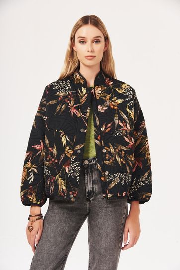 

Chamarra Rapsodia Yuko Birds Talla: XS y color: negro