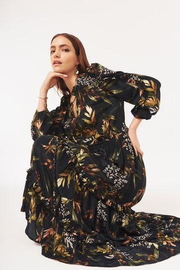 

Vestido Rapsodia Soho Birds Talla: S y color: negro