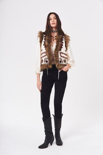 

Chaleco Rapsodia Lahu New Talla: S y color: crudo
