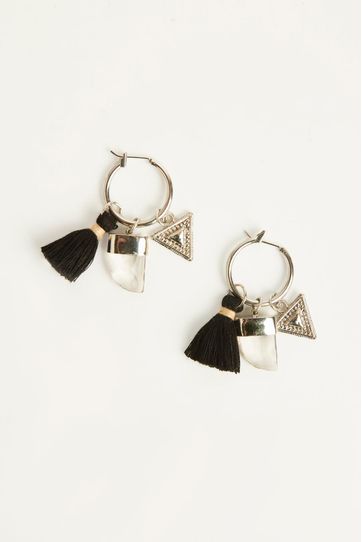 

Aretes Rapsodia Connie Stone Talla: U y color: plata