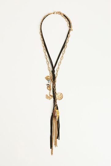 

Collar Rapsodia Fuka Tiento Talla: U y color: negro