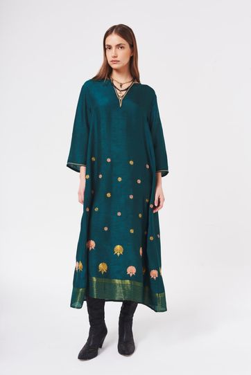 

Vestido Rapsodia Multiflower Talla: XS y color: Verde