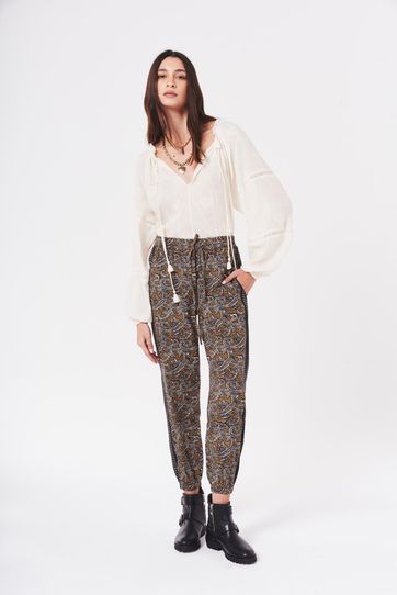 

Pantalón Rapsodia Helina Taru Talla: XS y color: Mostaza