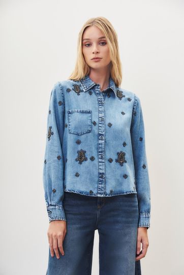 

Camisa Rapsodia Metal New Talla: S y color: azul