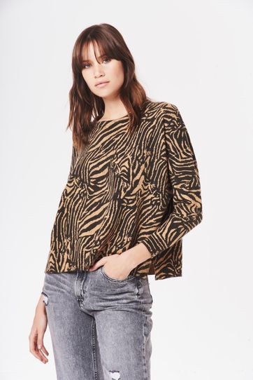 

Sweater Rapsodia Cymade Cebra Talla: M y color: beige melange