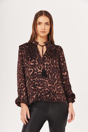 

Camisa Rapsodia Akan Animal Talla: L y color: marron