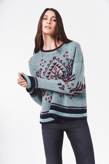 

Sweater Rapsodia Kanec New Talla: S y color: celeste