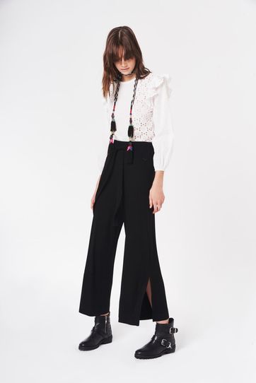 

Pantalón Rapsodia New Alphita Talla: L y color: negro