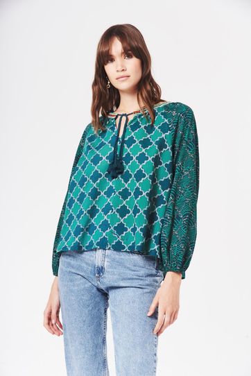 

Camisa Rapsodia Gitan Garden Talla: XS y color: verde