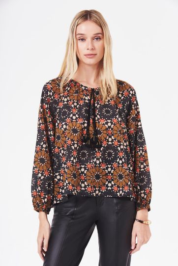 

Camisa Rapsodia Gitan Mosaic Talla: XS y color: mostaza