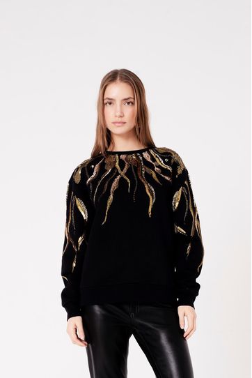 

Sudadera Rapsodia Nishi Talla: S y color: negro