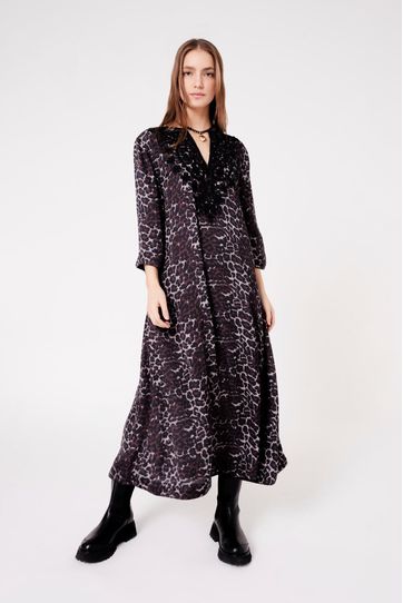 

Vestido Rapsodia Olien Gandha Cheeta Talla: S y color: marron