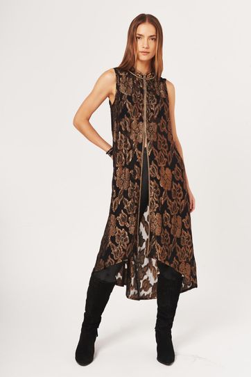 

Camisa Rapsodia Kesari Jacquard Talla: XS y color: negro
