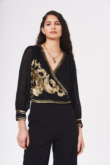 

Camisa Rapsodia Javea Shiki Talla: S y color: negro
