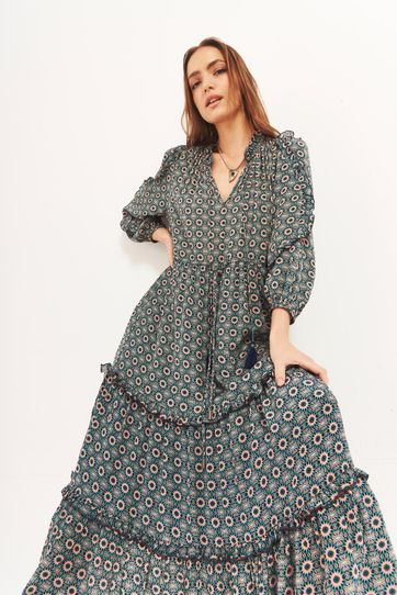 

Vestido Rapsodia Soho Kiku Talla: L y color: verde