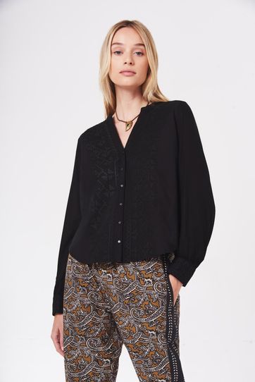 

Camisa Rapsodia Amalita Shine Talla: XS y color: negro