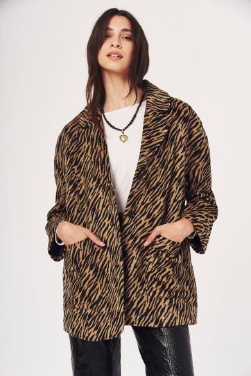 

Saco Rapsodia Pierre Leopard New Talla: L y color: marron