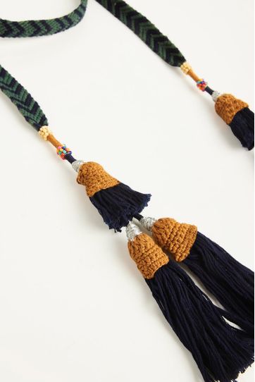 

Collar Rapsodia New Sol Tassels Talla: U y color: petroleo