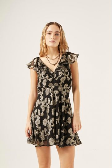 

Vestido Rapsodia Gradient Jacquard Talla: L y color: negro