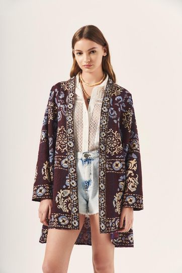 

Kimono Rapsodia Jenica Maxi Block Talla: XS y color: azul