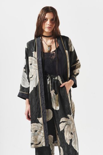 

Kimono Rapsodia Garden Jardins D Talla: XS y color: negro