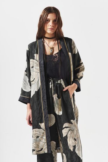 

Kimono Rapsodia Garden Jardins D Talla: S y color: negro