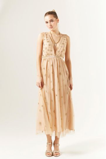 

Vestido Rapsodia Lune Talla: S y color: crudo