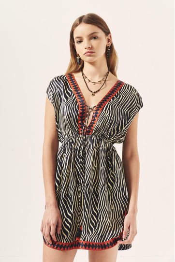

Vestido Rapsodia Sensuel Cebra Talla: L y color: negro