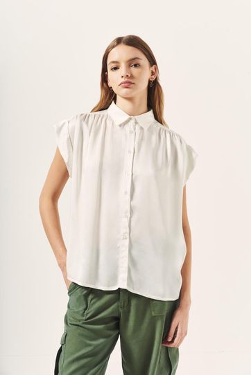 

Camisa Rapsodia Meli Sum Talla: XS y color: crudo
