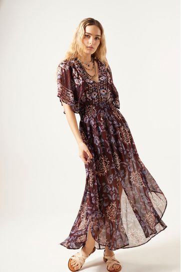 

Vestido Rapsodia Irun Maxi Block Talla: XS y color: azul