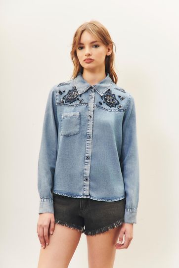

Camisa Rapsodia Blulish Dark Talla: XS y color: celeste