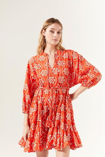 

Vestido Rapsodia Blockprints Marcel Talla: XS y color: rojo