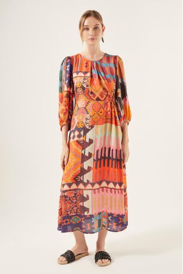 

VESTIDO RAPSODIA ZINNIA KILIM Talla: S y color: mostaza