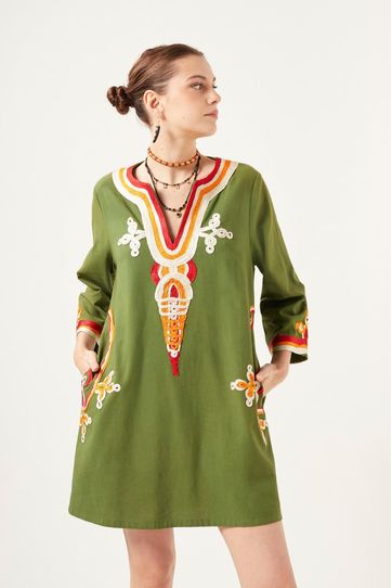 

Vestido Rapsodia Gypsy Talla: L y color: verde