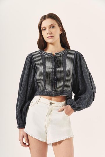 

Camisa Rapsodia Cadiz Blur Talla: XL y color: negro