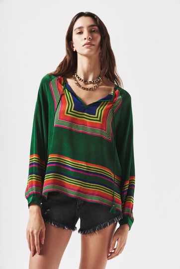 

CAMISA RAPSODIA OKON STRIPES Talla: L y color: verde