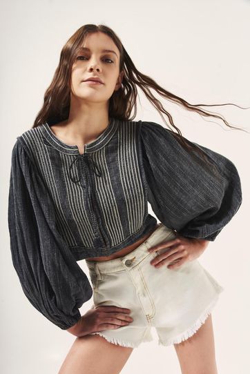 

Camisa Rapsodia Cadiz Blur Talla: XS y color: negro