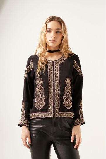 

Saco Rapsodia Fleur Talla: S y color: negro