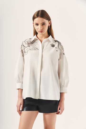 

Camisa Rapsodia Louisiana Talla: XS y color: blanco