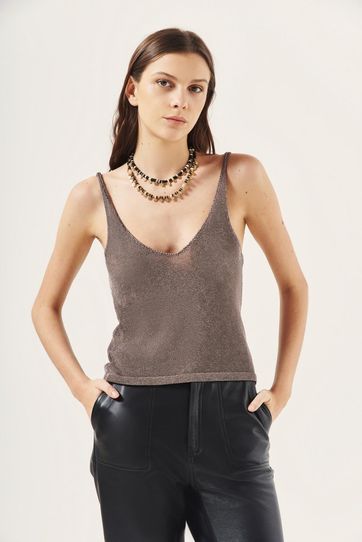 

Top Rapsodia Metallic Talla: XS y color: peltre