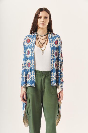 

Cardigan Rapsodia Francine Nic Talla: S y color: azul