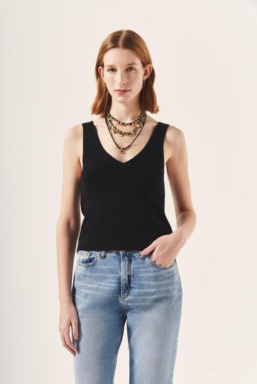 

Top Rapsodia Kaiki New Talla: S y color: negro