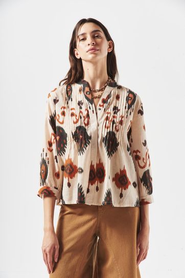 

Camisa Rapsodia Sun Ikat Talla: XL y color: crudo