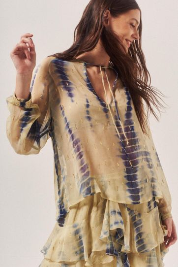 

Camisa Rapsidia Gitan Batik Talla: XL y color: azul