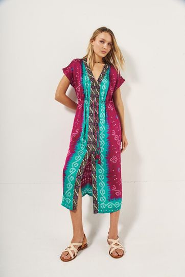

Vestido Rapsodia Buganda Shibori Talla: XL y color: violeta