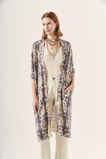 

Cardigan Rapsodia Ethnic Nic Talla: S y color: gris oscuro